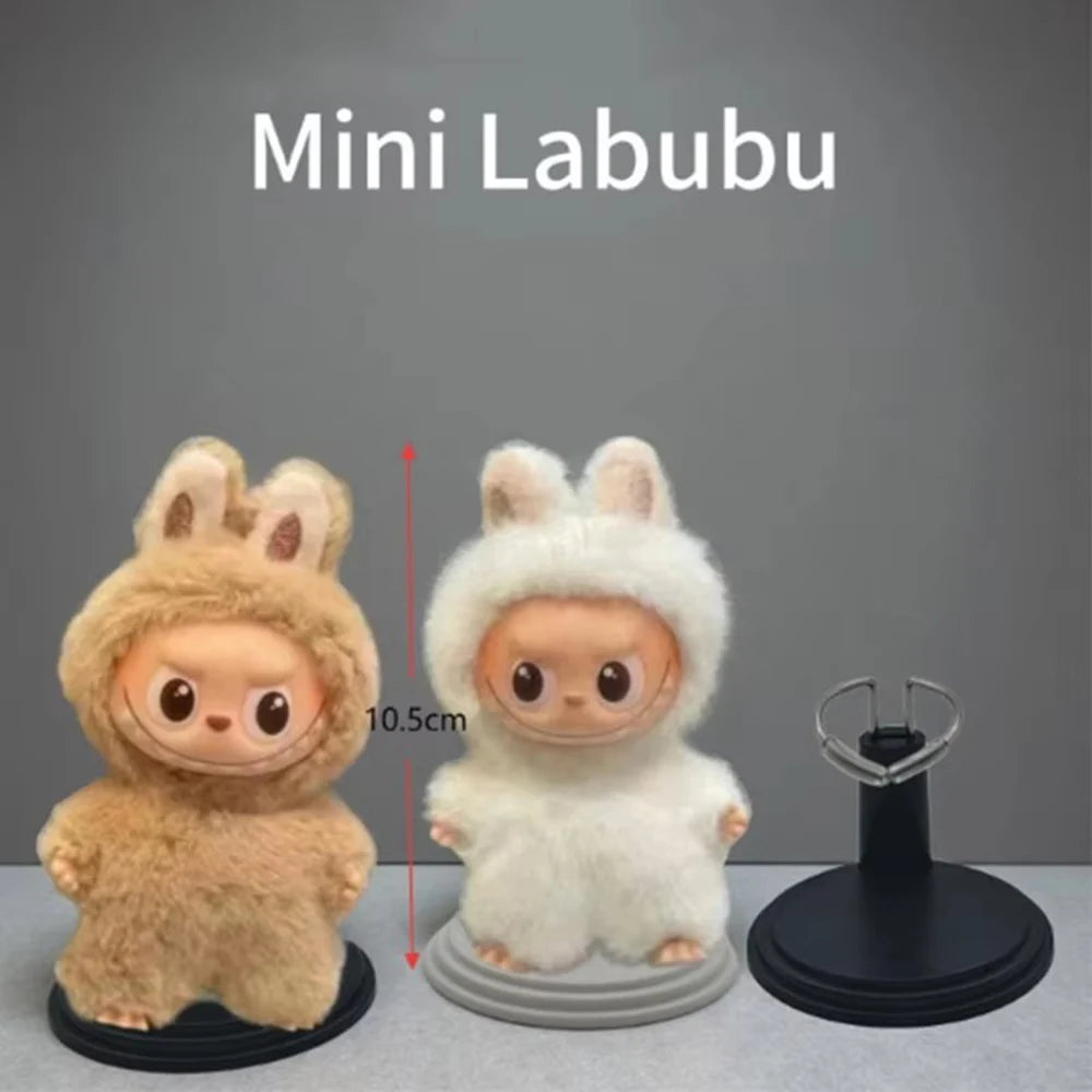 Mini Doll Accessories Standing Bracket For 10cm Labubu 4.0 Doll Stand On Table Desk Organizer Doll Display Accessories