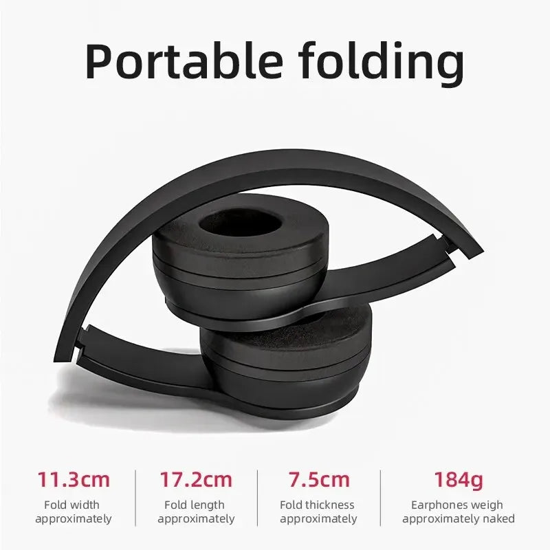 P47 Wireless bluetooth headphone With Mic Headsets Stereo Sound Earphones Sports Gaming Headphones Supports PC Smartphone