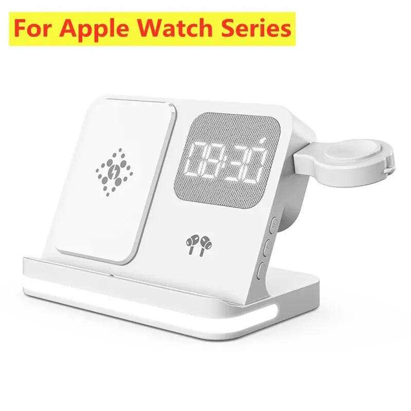 6 In 1 Wireless Charger Stand For iPhone Samsung S23 S22 Ultra Note Fold Galaxy Watch 5 4 Active Buds Fast Charging Dock Station